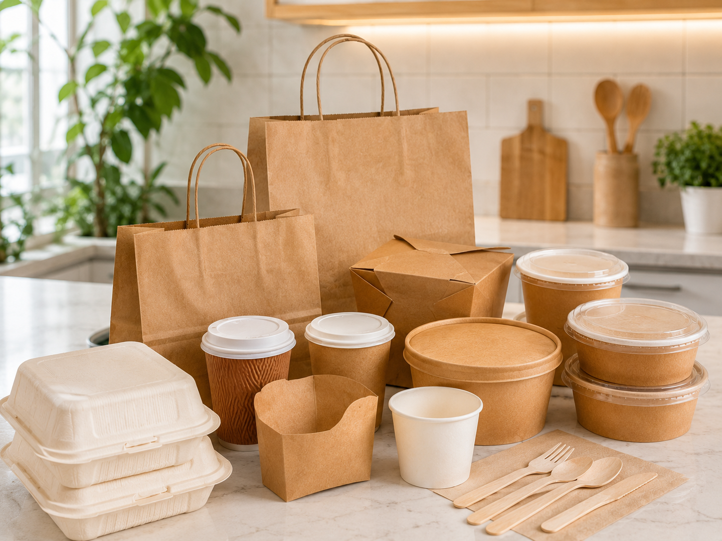 Takeaway boxes and delivery food packaging